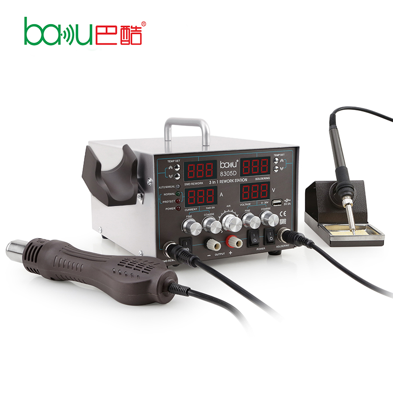 Баку ba-8305D новый продукт Bga Smd горячего воздуха 3 в 1 припоя паяльная станция