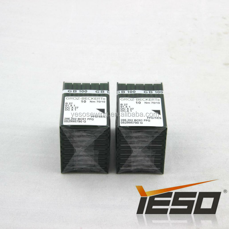 Игла B27 81X1 DCX27 DCX1 Nm 70/10 Groz-Beckert, сделано в германии