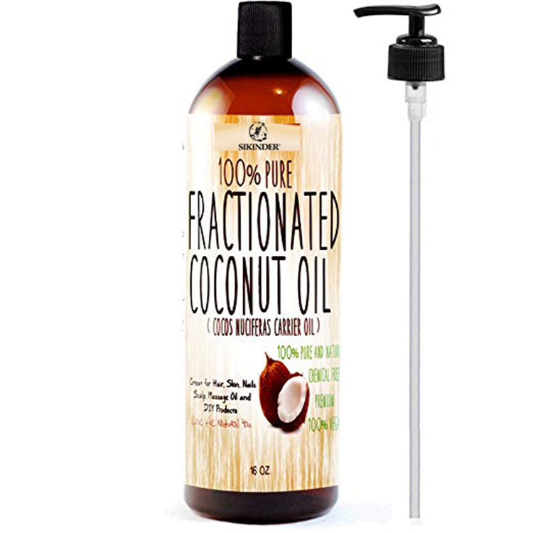 cosmetic organic raw coconut oil for hair private label