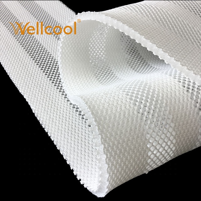 Бесплатный образец, моющийся матрас wellcool из 100% полиэстера, лента для кромок, сетчатая тканевая рамка матраса
