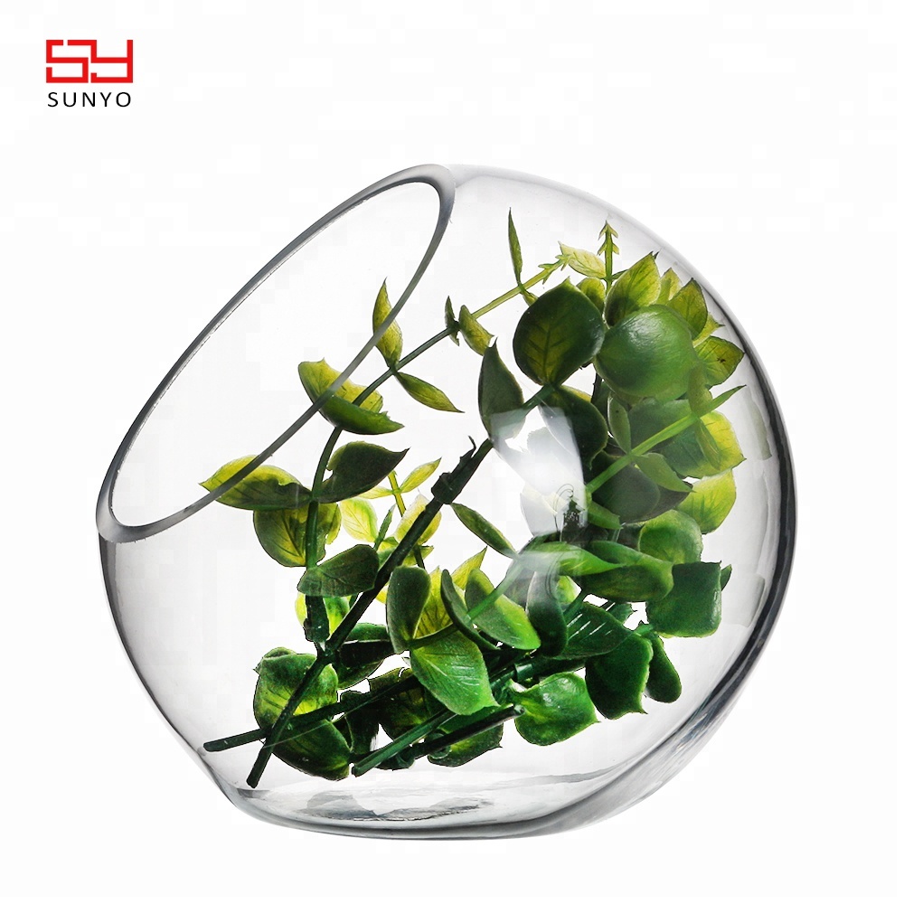 Стеклянная ваза для цветов crysta lplant terrarium ручной работы для украшения комнаты