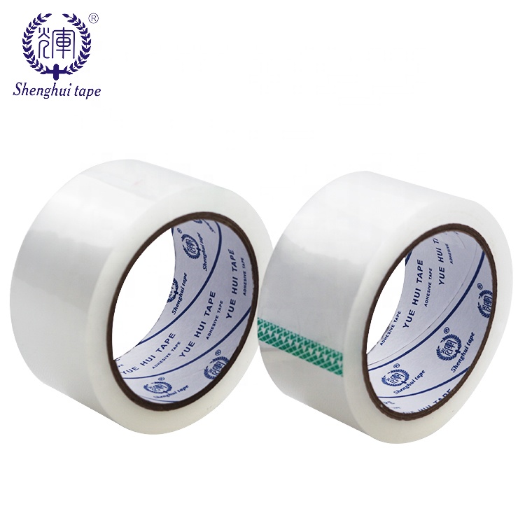 Custom opp transparent clear packaging tape bopp adhesive no noise silent boop easy tear packing tape