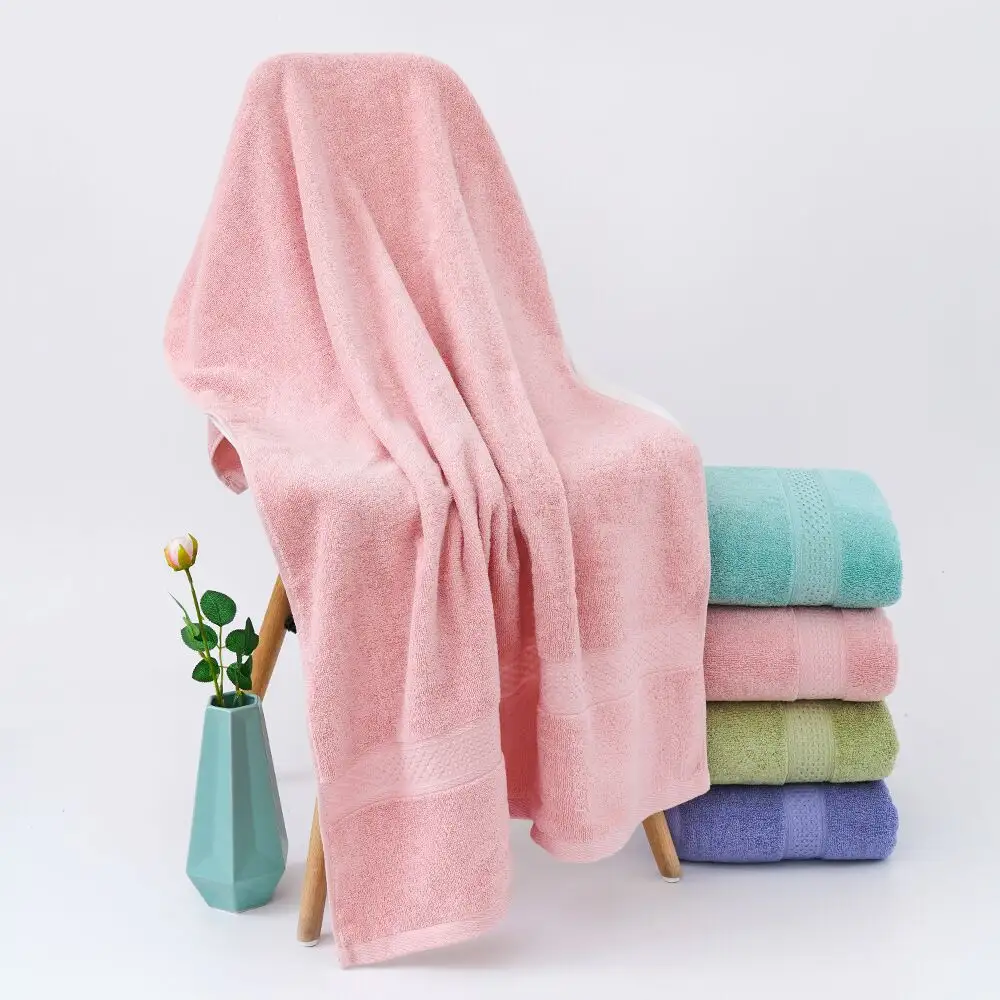 100% Cotton Quick Dry Premium Cotton Bath Towel Luxury Customize logo available hotel Bath Towel set