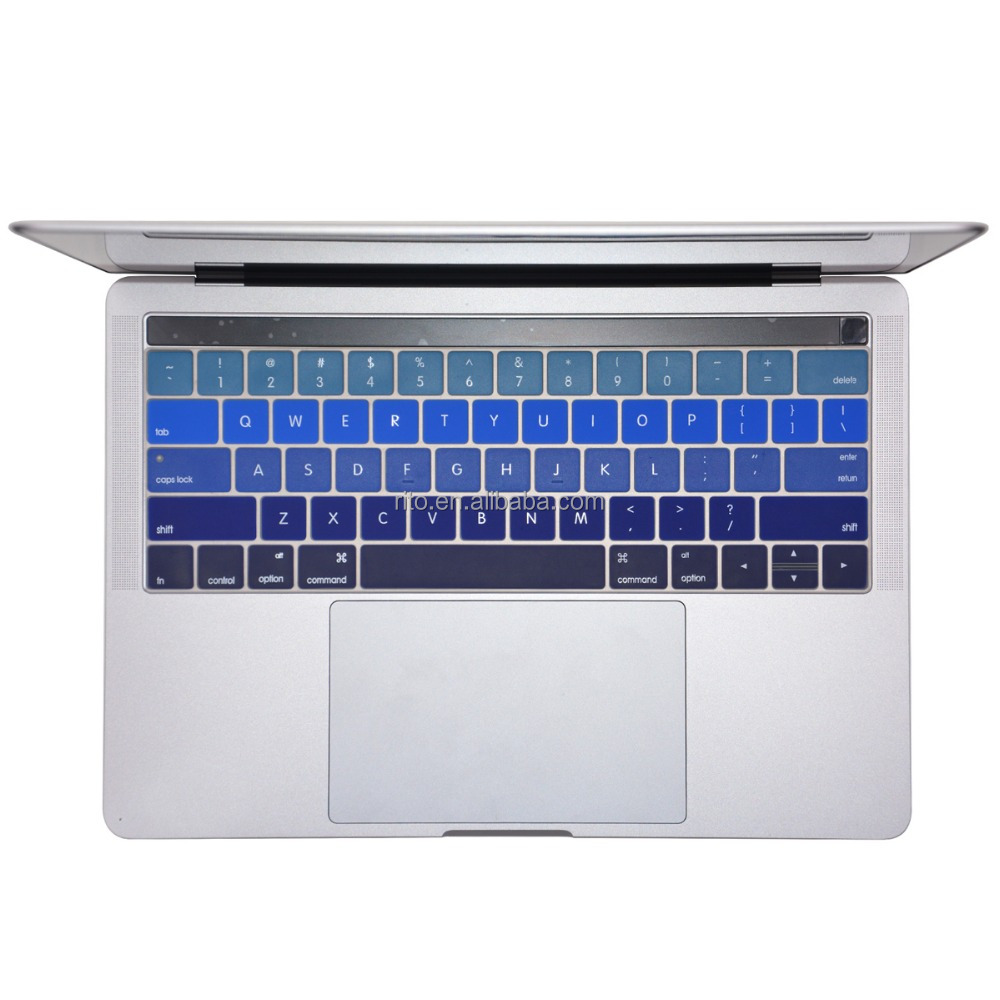 2016 Новая ультра тонкая силиконовая клавиатура крышка кожи для MacBook Pro 13 "MacBookPro 15" с сенсорной панелью и Retina