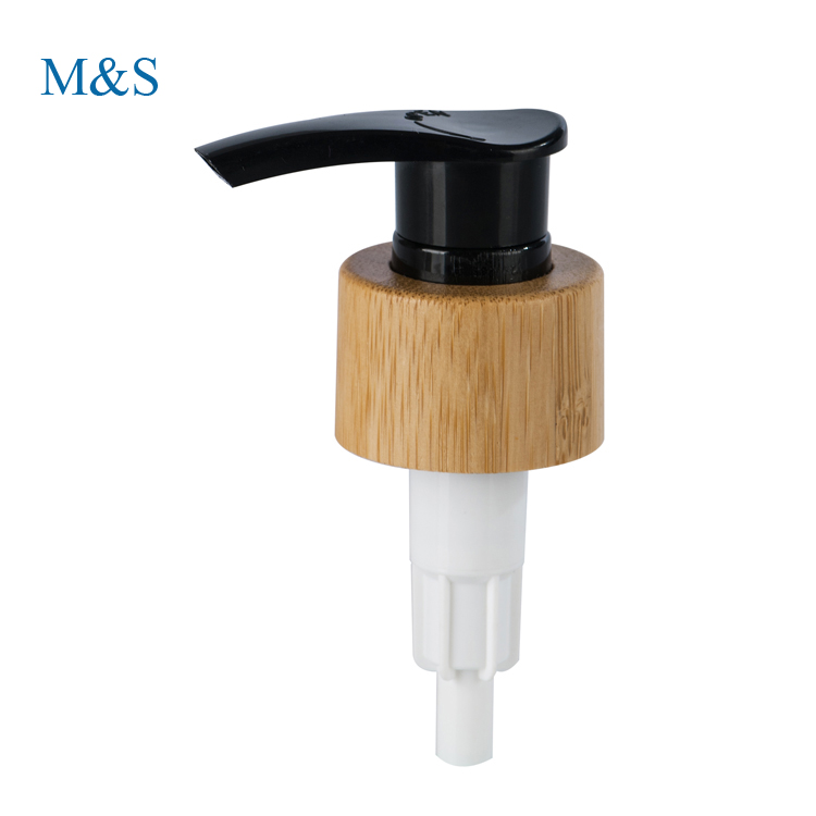 Up and Down Locked Bamboo Lotion Dispenser Pump