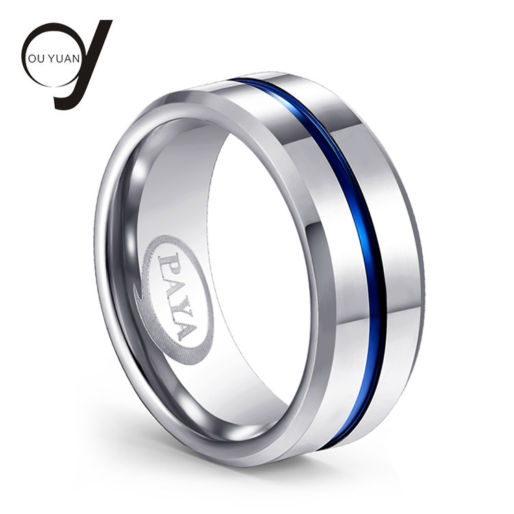 Factory Price Men and Woman's Silver Rings Tungsten Carbide Ring Blank