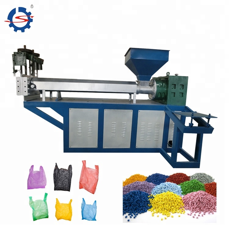 Высокая производительность 450 кг/ч переработка отходов pp pe pet hdpe ldpe машина для производства пластиковых гранул экструдер