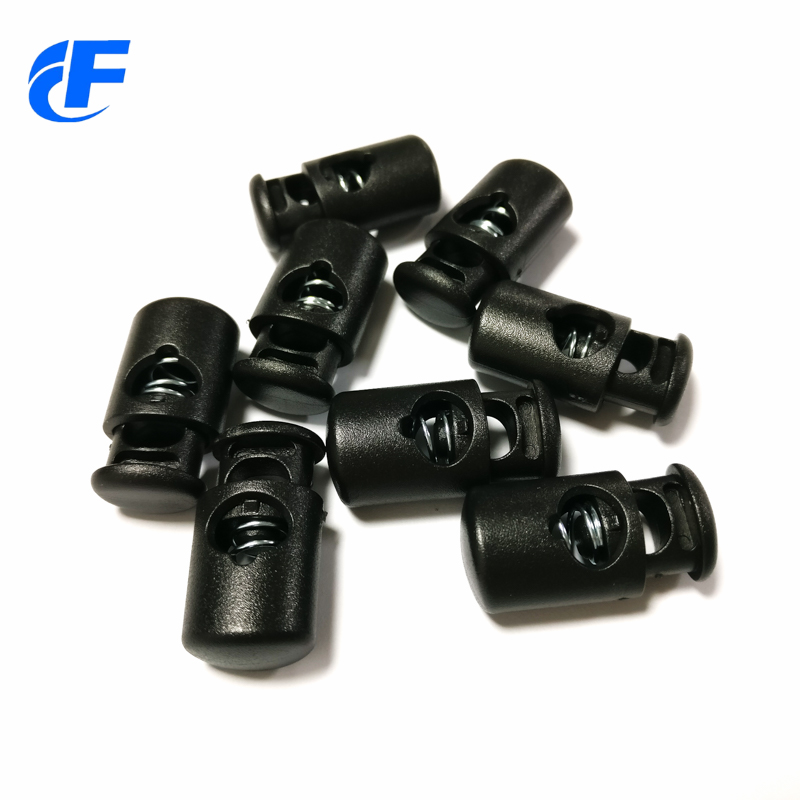 Spring Stoppers Elastic Cord Lock Adjustable Plastic Rope Stopper