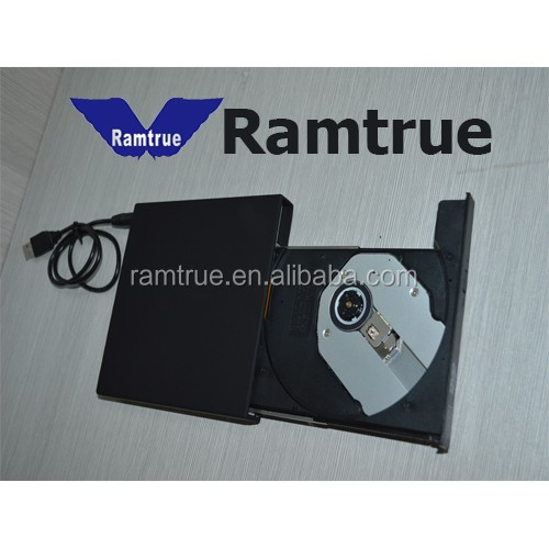 Ultra slim sata 9.5 мм USB2.0 Внешний DVD RW Диски Случае