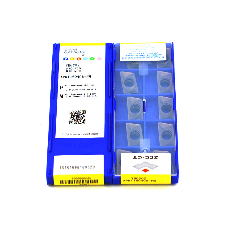 Zcc-ct фрезерные Вставки APKT1604PDER-PM YBG202