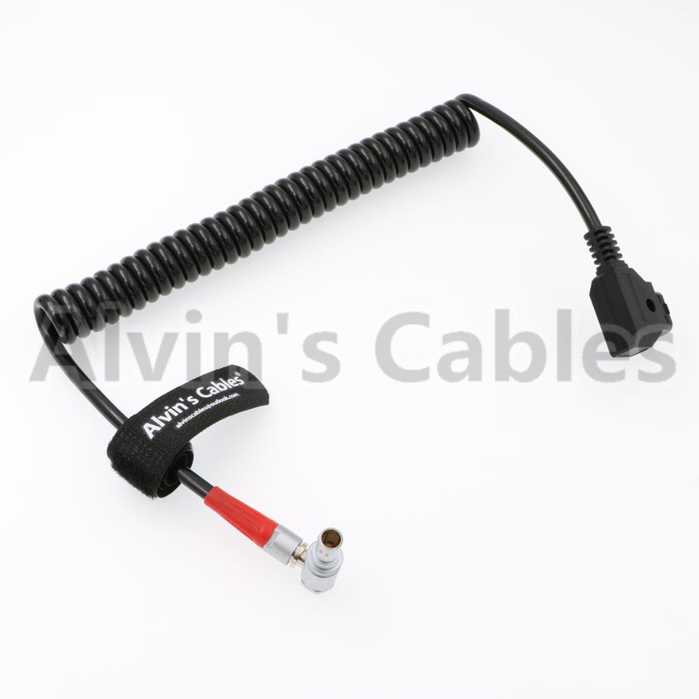 Zacuto Gratical видоискатель для глаз силовой спиральный кабель правый угол 2 pin to d-tap