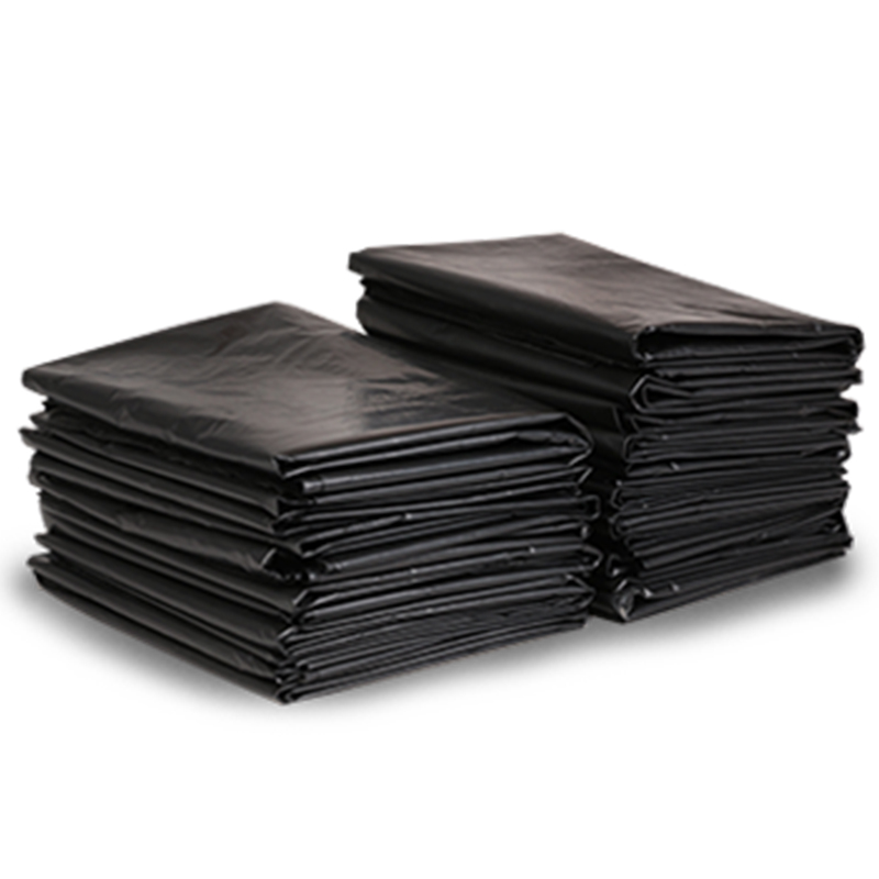 Изготовленные в Китае натуральные 100% LDPE/HDPE цветные пластиковые одноразовые мешки для мусора, индивидуальные мешки для мусора