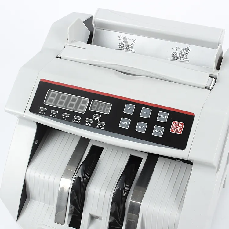 Bank UV/MG currency detector money counter machine money counting machine with printer bill counter world