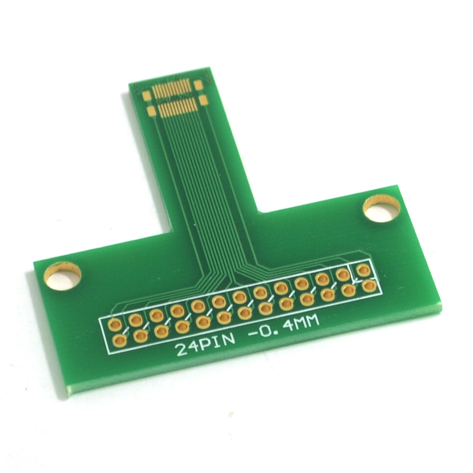 FFC/FPC 0.4MM spacing 24P Flat cable socket connector adapter plate PCB board 0.4 24pin DIP TFT LCD universal plate test plate