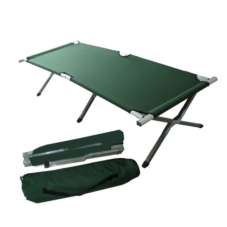 600D carrying bag Portable folding cot camping bed