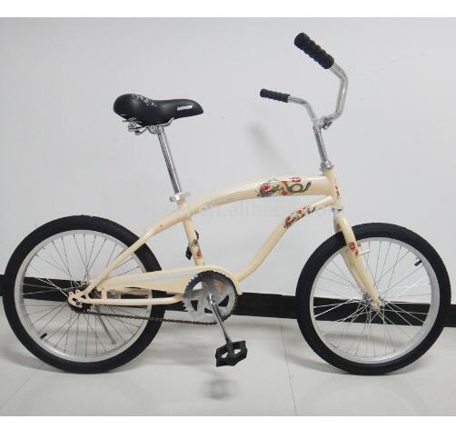 20 "Односкоростной велосипед beach cruiser в стальной раме