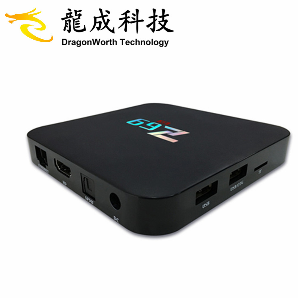 Интернет ТВ коробка Z69 4 K HD S905X с BT 4,0 Android 6.0.1 г 2 г 16 HDD плеер