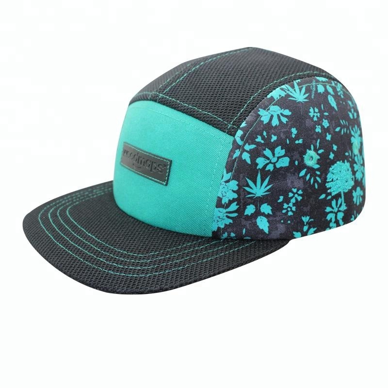 Рекламные печатные плоские края 5 панель snapback cap