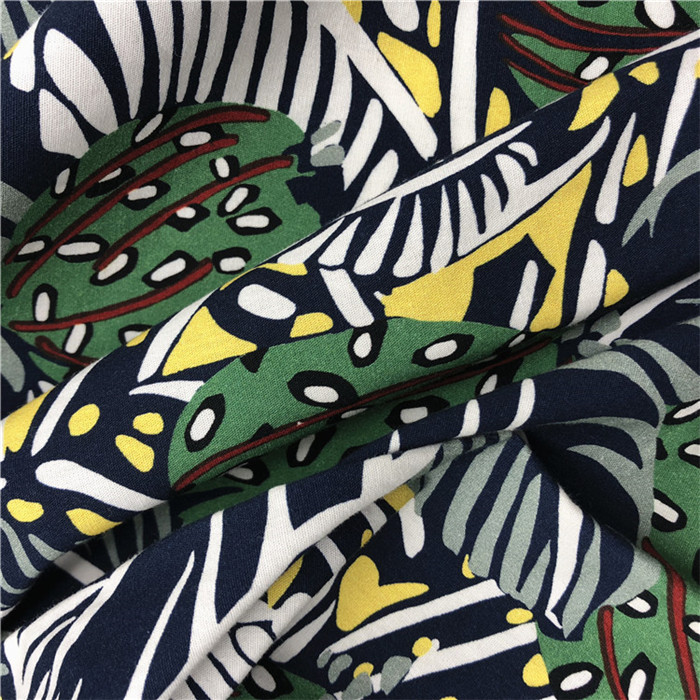 Digital printing custom design 100% combed linen cotton woven printed sheeting fabric for shirt