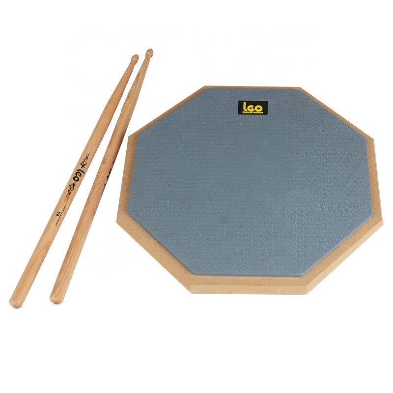 12 "резиновая Практика барабан Pad