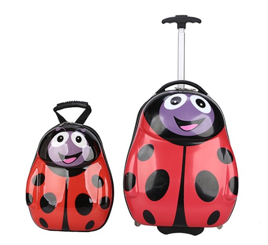 2 шт. детский Багаж 16 "Carry On багаж и 13" BackpackKids Carry On Spinner Набор чемоданов на колесиках для путешествий