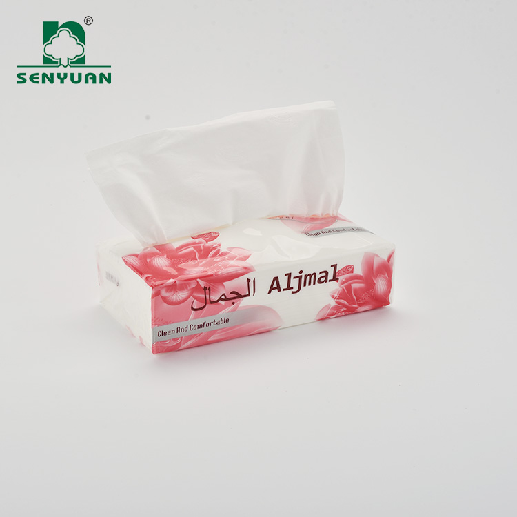 Здоровый материал 2Ply переработанная лицевая бумага извлечение для дома