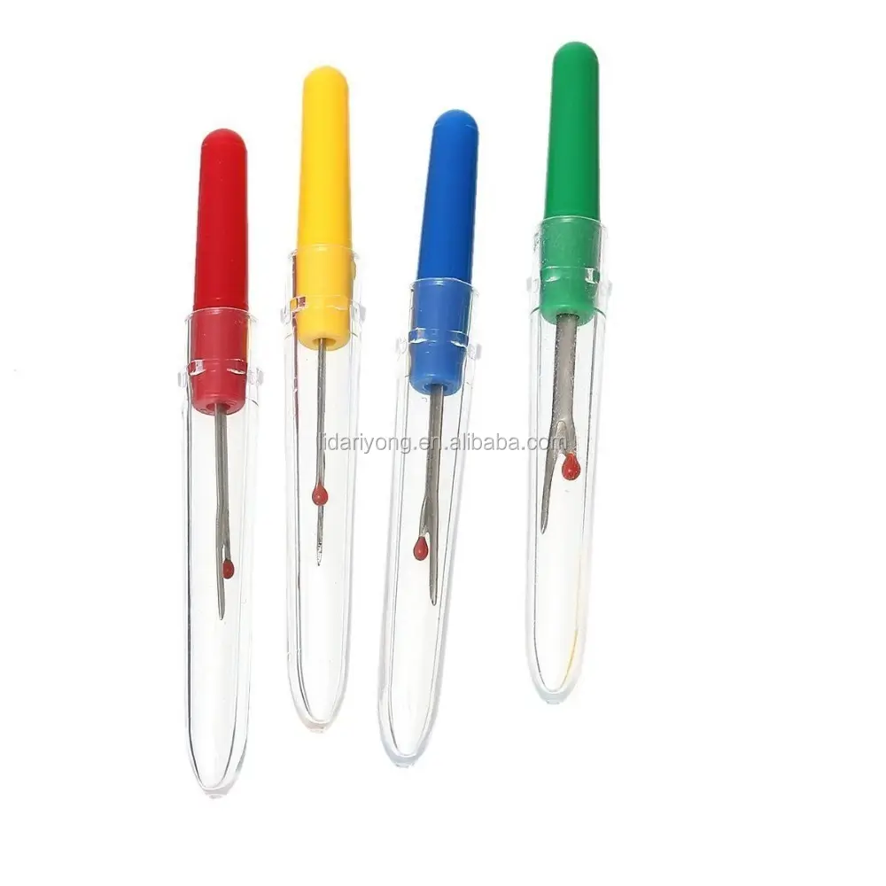 Seam Ripper Stitch Thread Unpicker with Plastic Handle and Cover for Sewing and Crafting, Assorted Colors