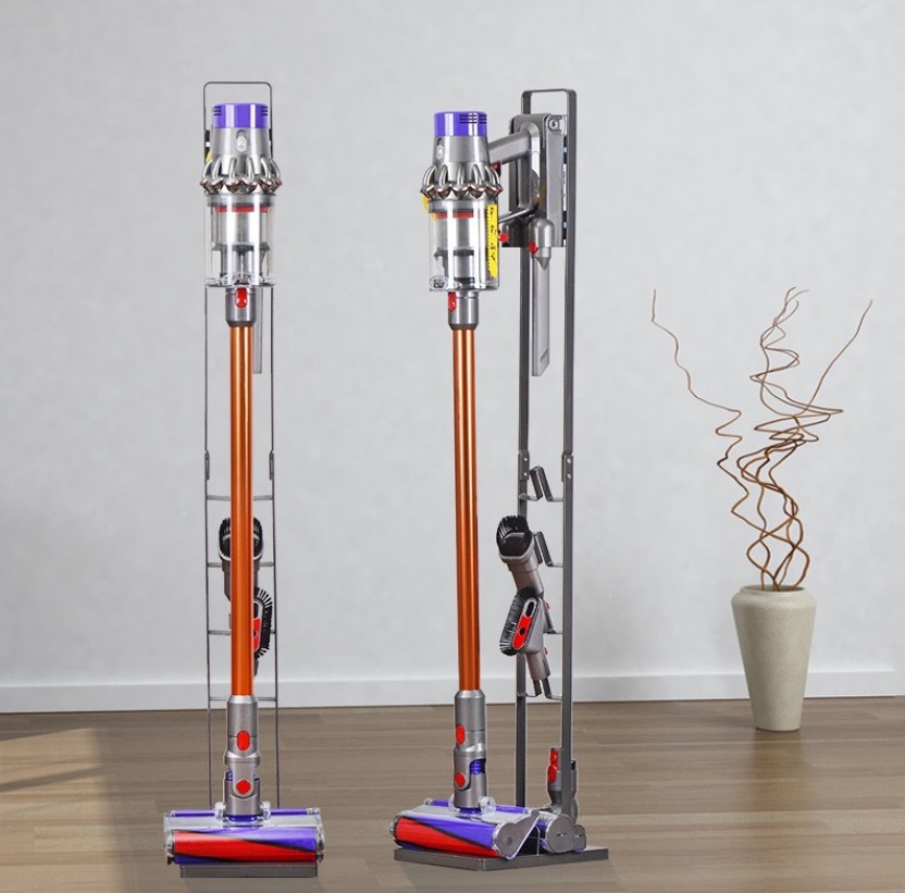 Металлический держатель для пылесосов D-yson Handheld V6 V7 V8 V10 DC30 DC31 DC34 DC35 DC58 (серый)