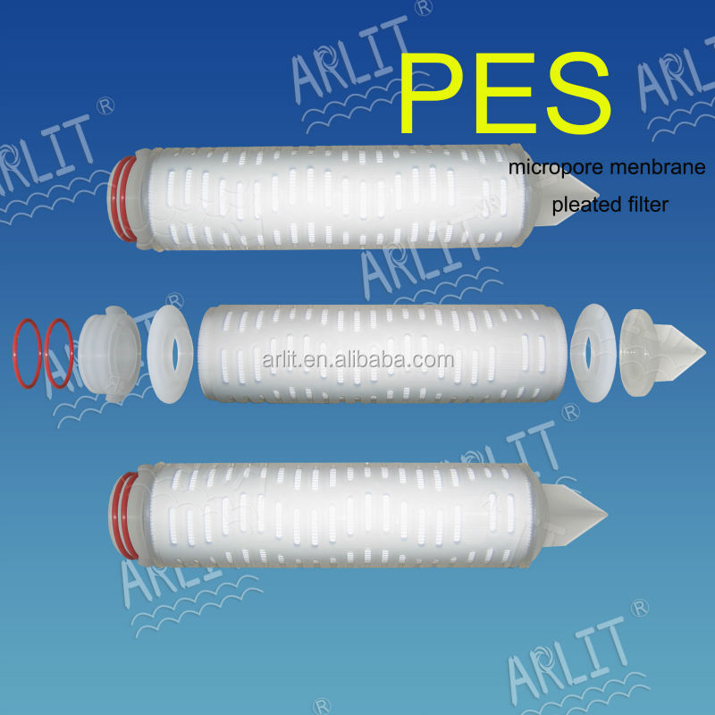 10 дюймов pes плиссированные фильтра