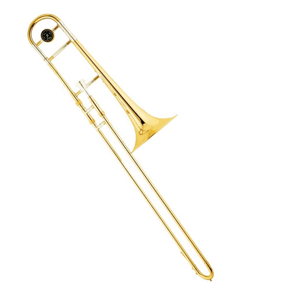 Popular grade gold lacquer Tone Bb Tenor Trombone