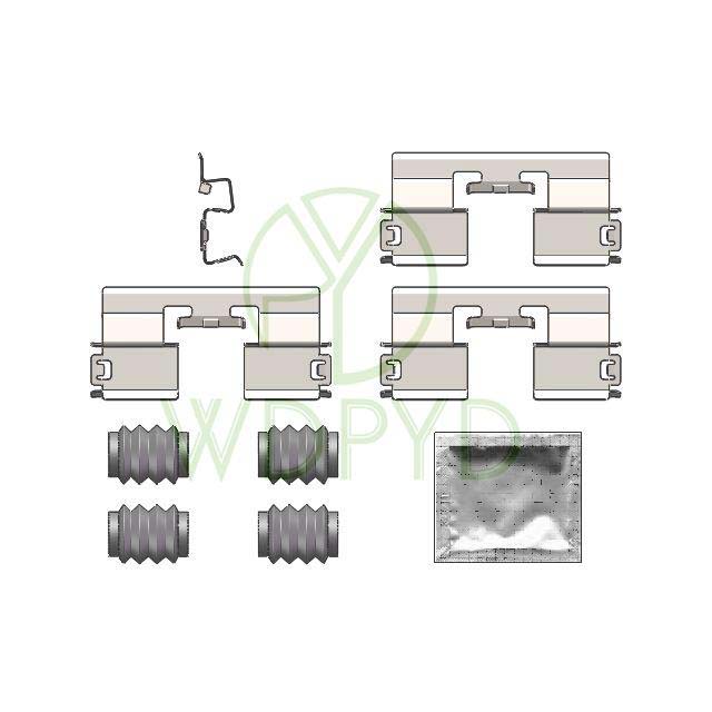 Комплект аксессуаров для ремонта тормозной колодки для CHEVROLET ORLANDO, OPEL ASTRA, VAUXHALL ASTRA 109-1818 25096 25098