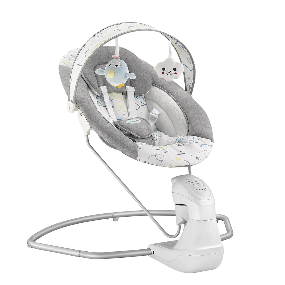 China produced newest design electric swing baby