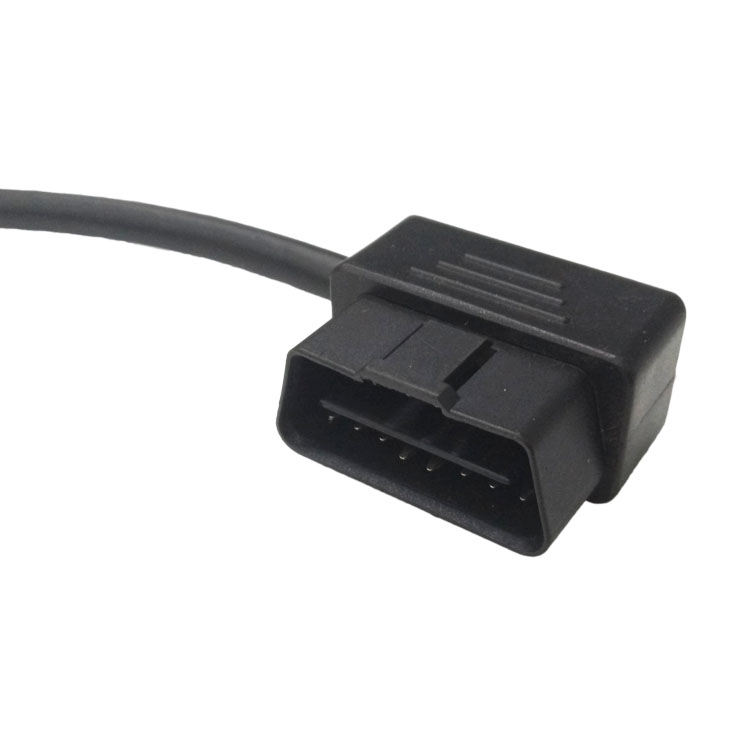 40 см AWG24 16 pin Женский угловой 16 pin Мужской OBD2 удлинитель