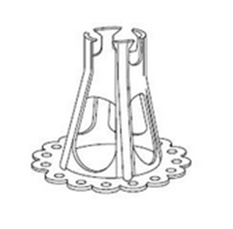 Пластиковая распорка для бетона plus type