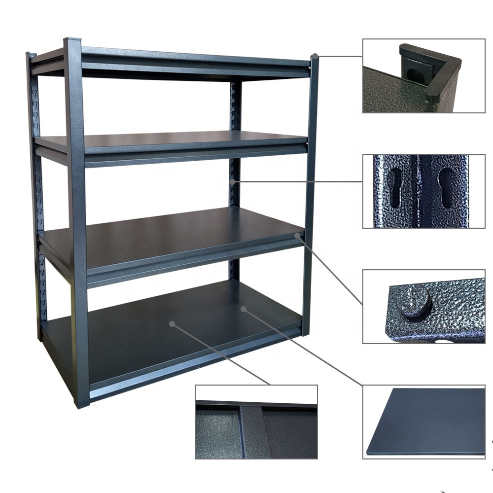 Storage Rack and shelf 4 Layer Adjustable Pallet Light Duty Boltless Rack shelves Metal Shelf