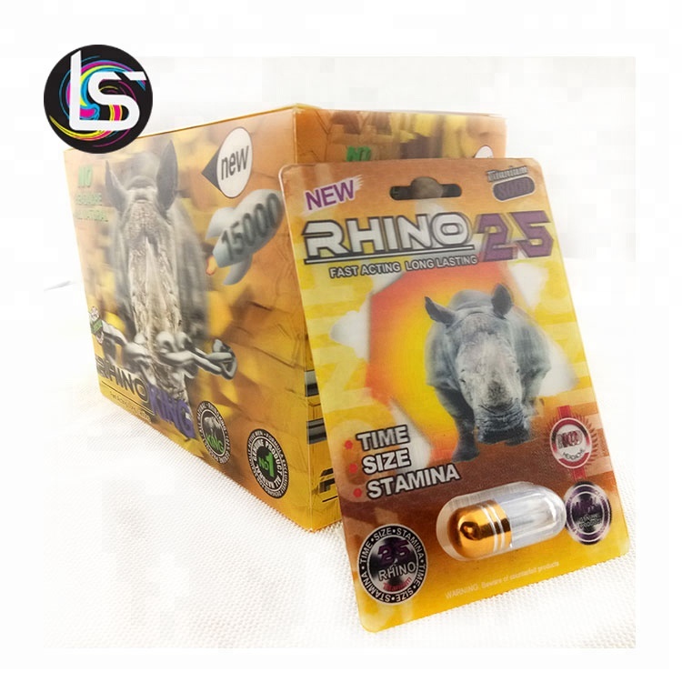3D эффект, Мужская бутылка для повышения, карта Crazy 69 Rhino 7, капсула, таблетка для Рино
