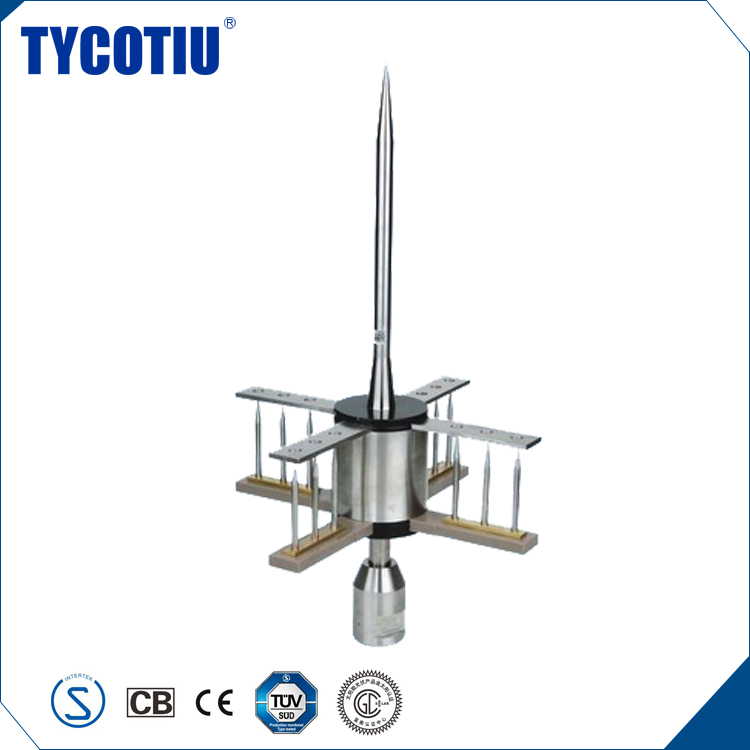 TYCOTIU Лучшие Продажи 2017 Электрическая Непрерывность Гарантированно CE Громоотвод