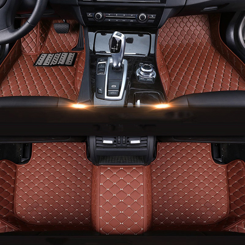 Индивидуальные автомобильные коврики 3D 5D кожа