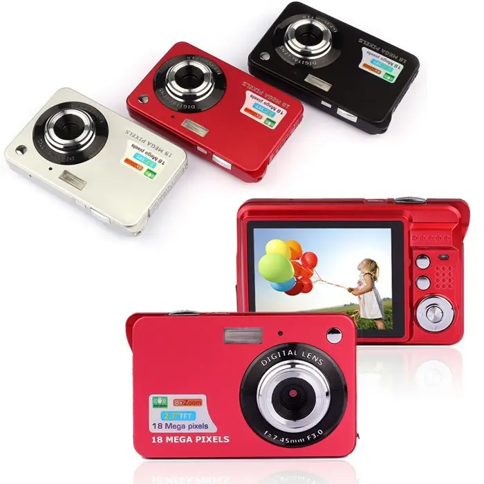 cameras winait digital camera 18Mp with 3Mp Sensor 8X Digital Zoom and Li-battery720P HD Video hd camera