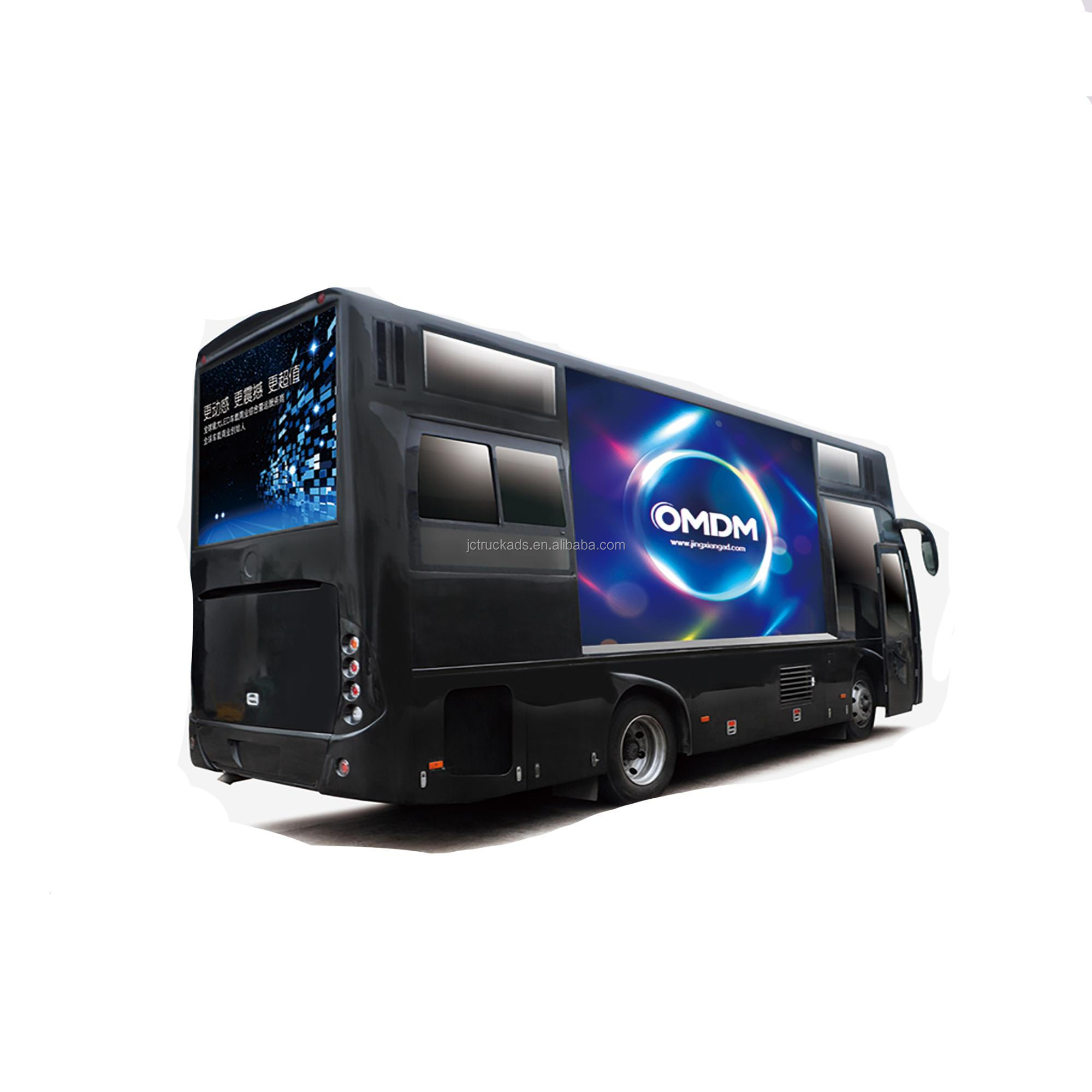 E-L8900W JCT мультимедийный светодиодный экран автобус наружной рекламы автобуса
