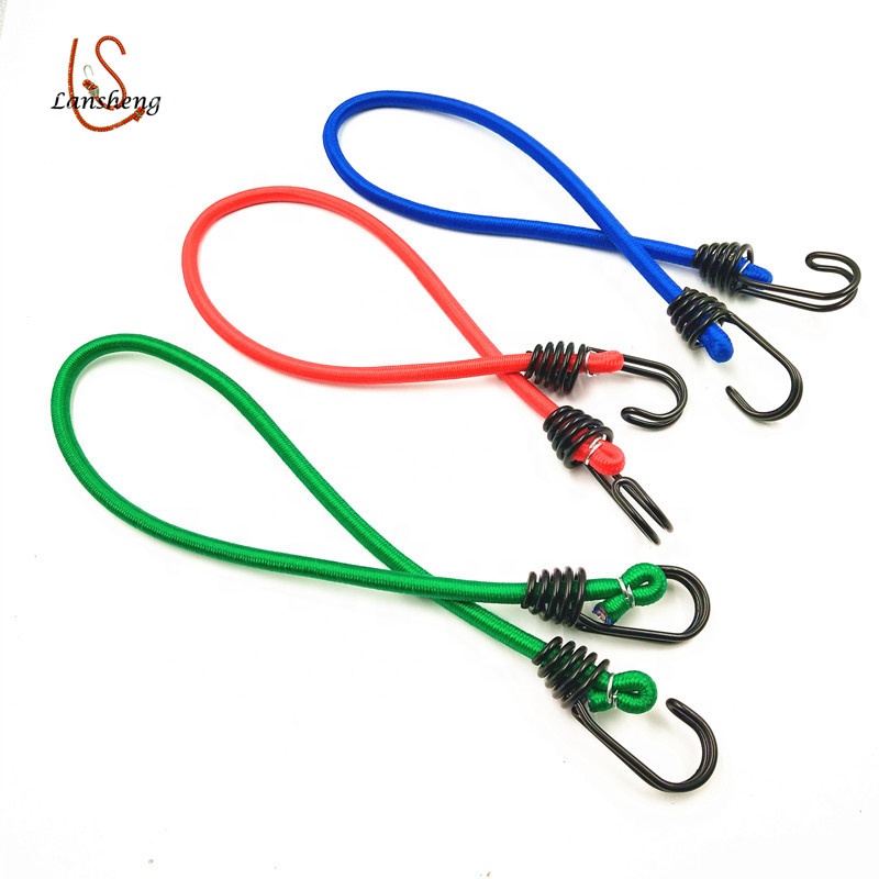 High Quality Not Easily Deformed Strong Elastic Bike Bungee Cord With Hook