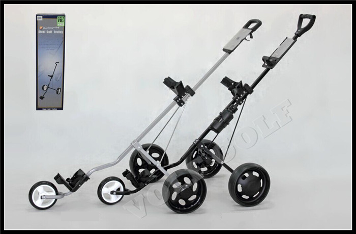 Volfgolf Гольф Deluxe Стали гольфа гольф толкать вагонетки