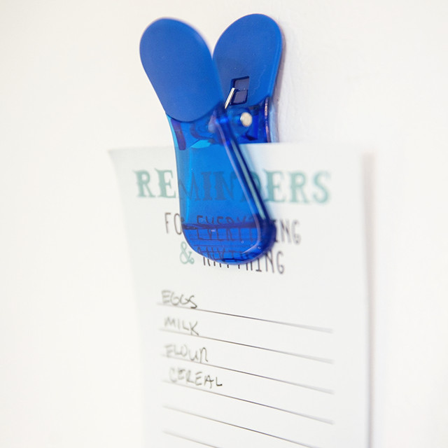 MC-7955 Promotion Gifts Printed Wide Magnetic Memo Clip