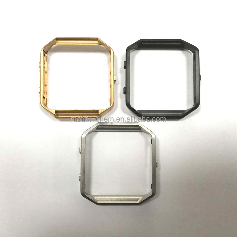 Stainless Steel Watch Frame For Smart Watch Fitbit Blaze MIM Metal Watch Accessory Factory