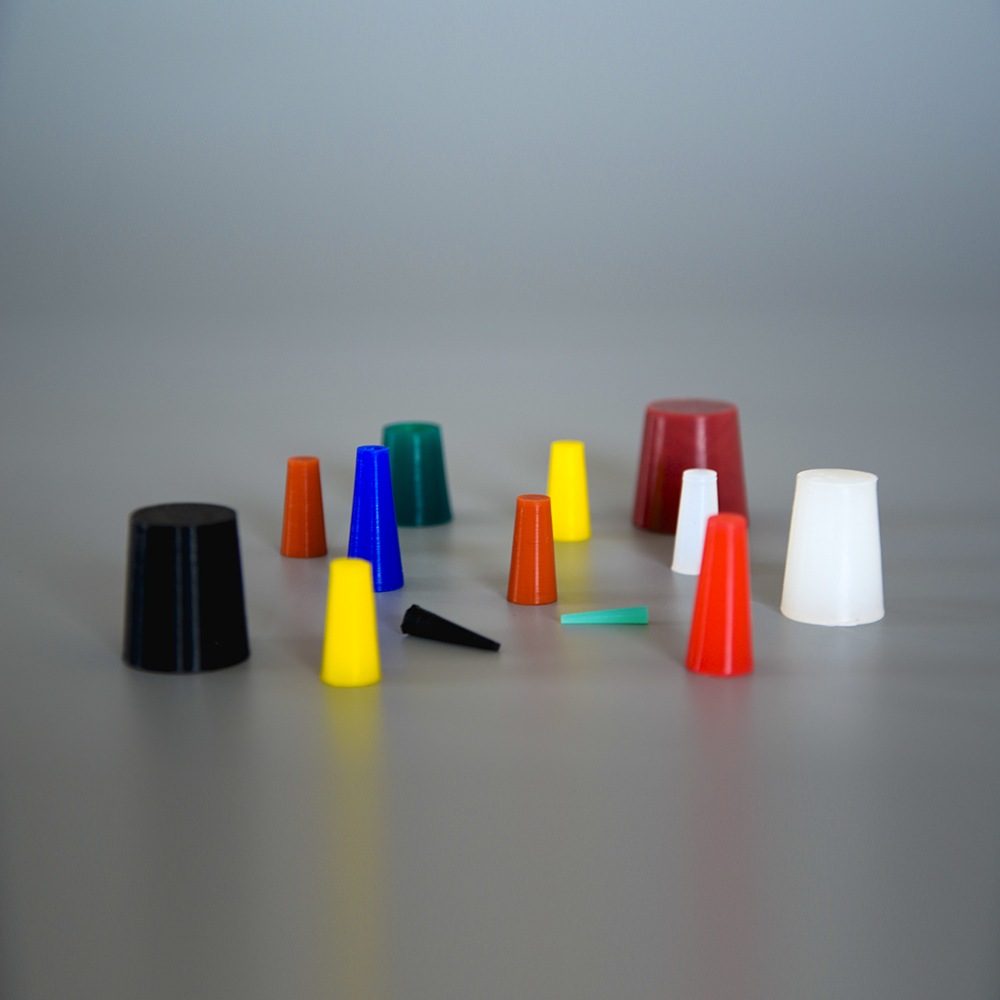 500pcs/bag 0.344X0.187inch Thread rubber plugs for plating