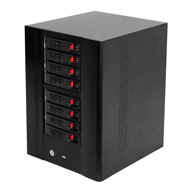 NAS 8 Bay сервер хранения nas корпус с горячей замены сетевой корпус Серверный корпус