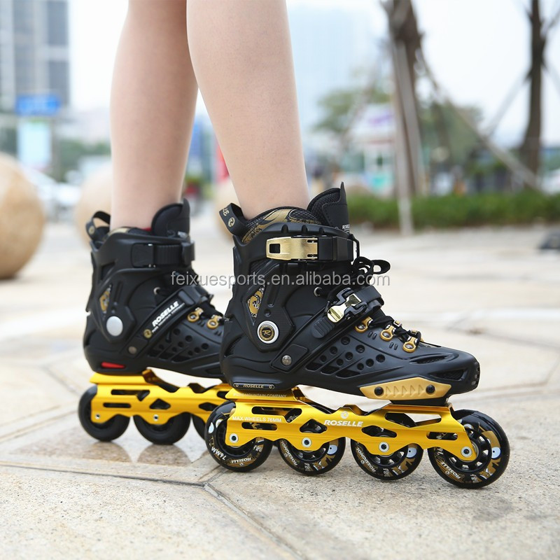 Взрослые дышащие patins роликовые лезвия коньки роликовые коньки ROSELLE