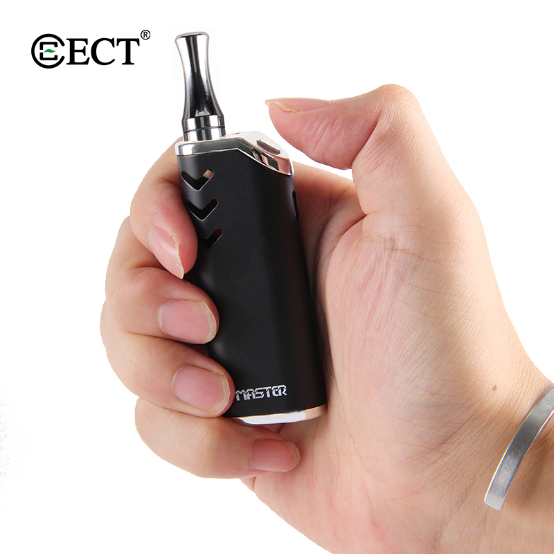 Высококачественная оригинальная электронная сигарета ECT Master Kit CBD Vape Box mental Mod для масляного картриджа cbd с аккумулятором 650 мАч