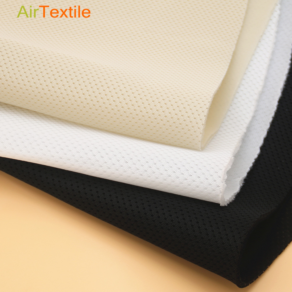 Breathable knitted crib liner using small hole bird eye mesh fabric