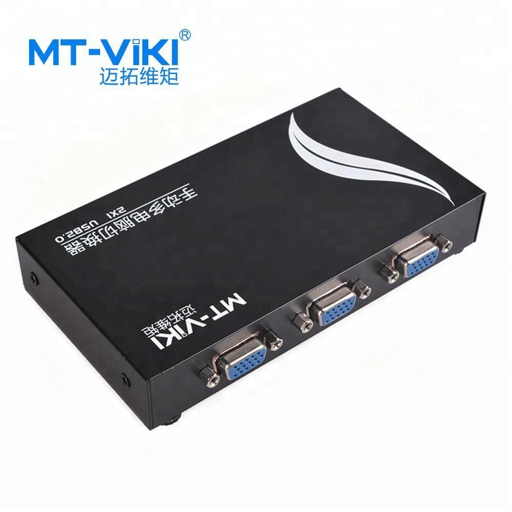 Настольное управление горячий разъем 2 порта ручной Vga 2 вход 1 выход Kvm переключатель